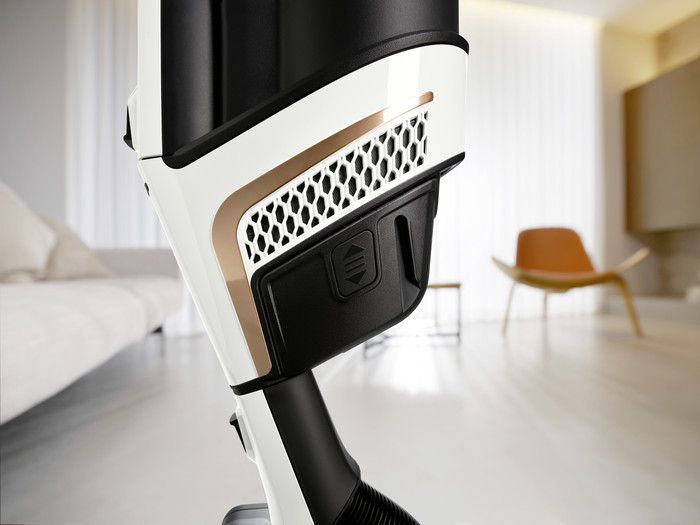 Miele Triflex HX2 Flash Lotuswit product in gebruik