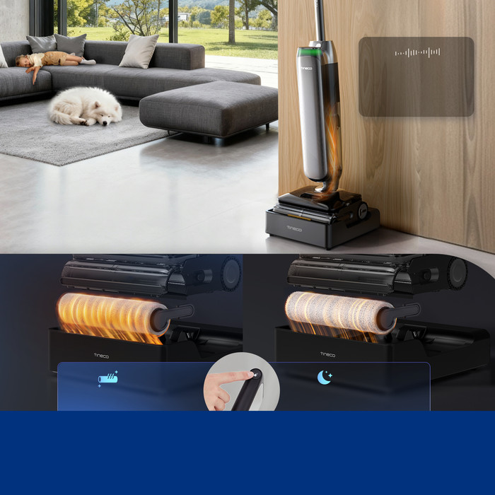 Tineco Floor One S9 Artist Steam Pro product in gebruik
