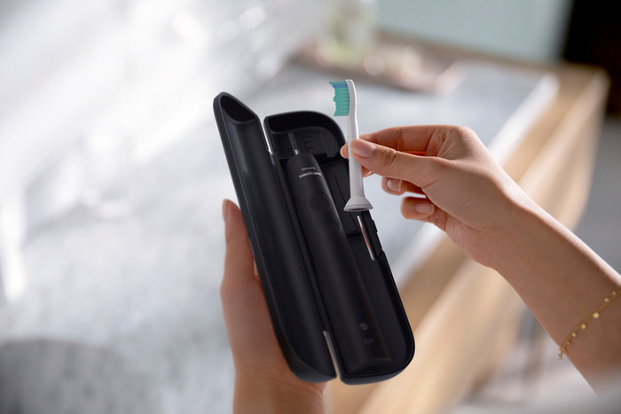 Philips Sonicare ProtectiveClean 3100 HX3671/14 product in gebruik