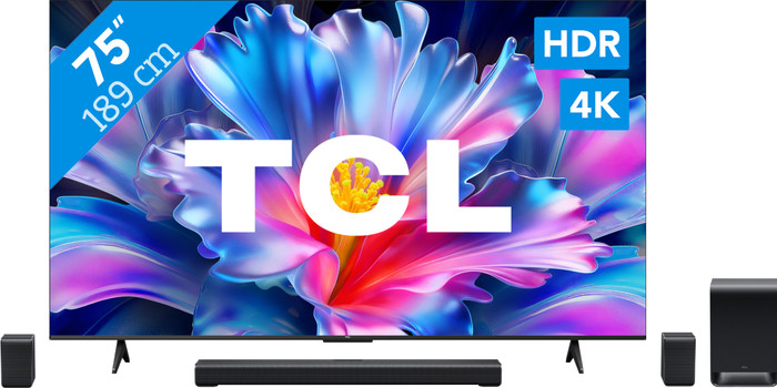 TCL LED 75" P6L (2026) + TCL S65K Main Image