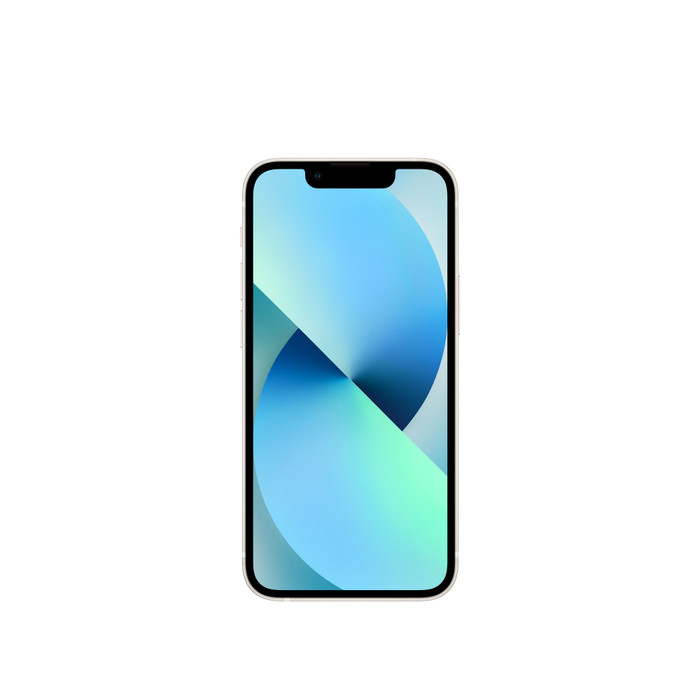 iPhone 13 mini 256 Go Lumière Stellaire Reconditionné (Traces d'Utilisation Visibles) avant