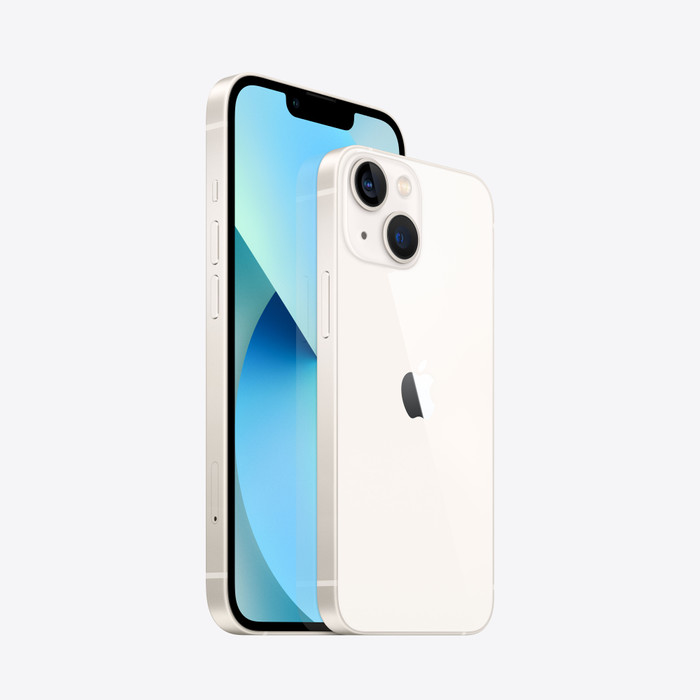 iPhone 13 mini 256 Go Lumière Stellaire Reconditionné (Traces d'Utilisation Visibles) côté droit
