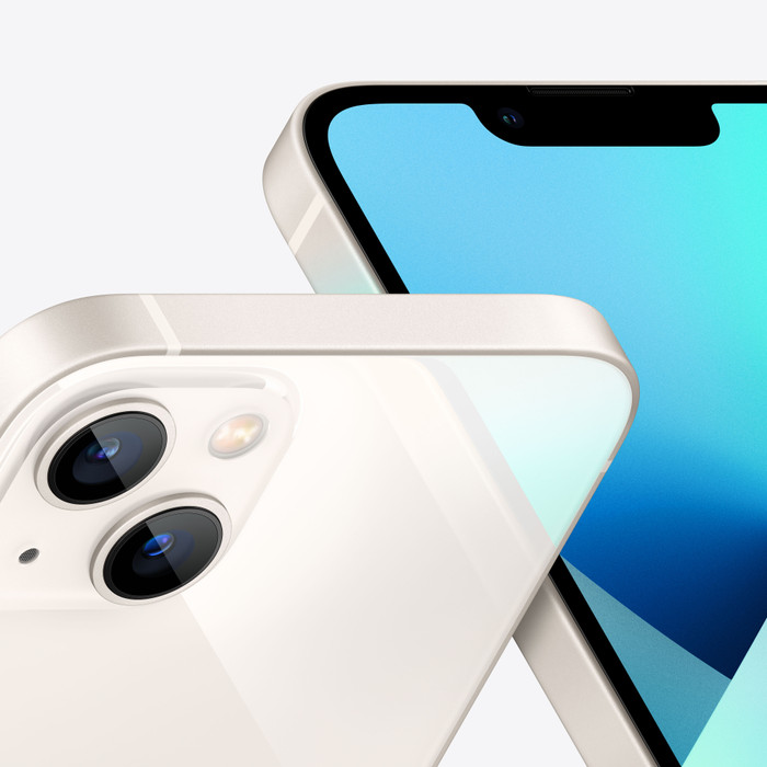 iPhone 13 mini 256 Go Lumière Stellaire Reconditionné (Traces d'Utilisation Visibles) détail