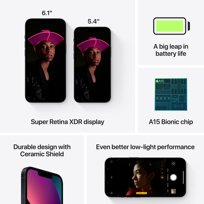 Apple iPhone 13 128GB Zwart visual leverancier