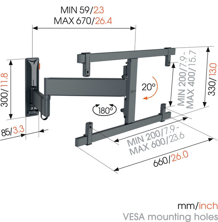 Vogel's Comfort 3665 OLED null