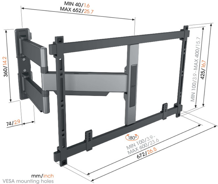 Vogel's Elite 5645 Zwart visual leverancier