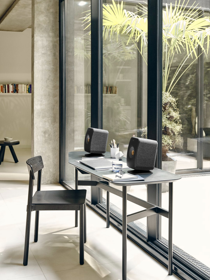 KEF LSX II Black product in use