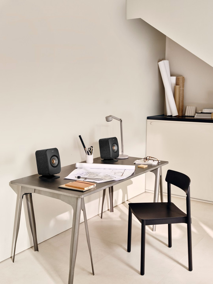 KEF LSX II Black product in use