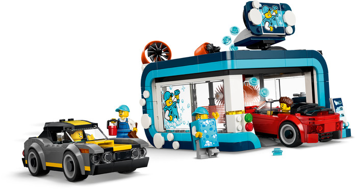 LEGO City Drive-Through Car Wash 60497 detail
