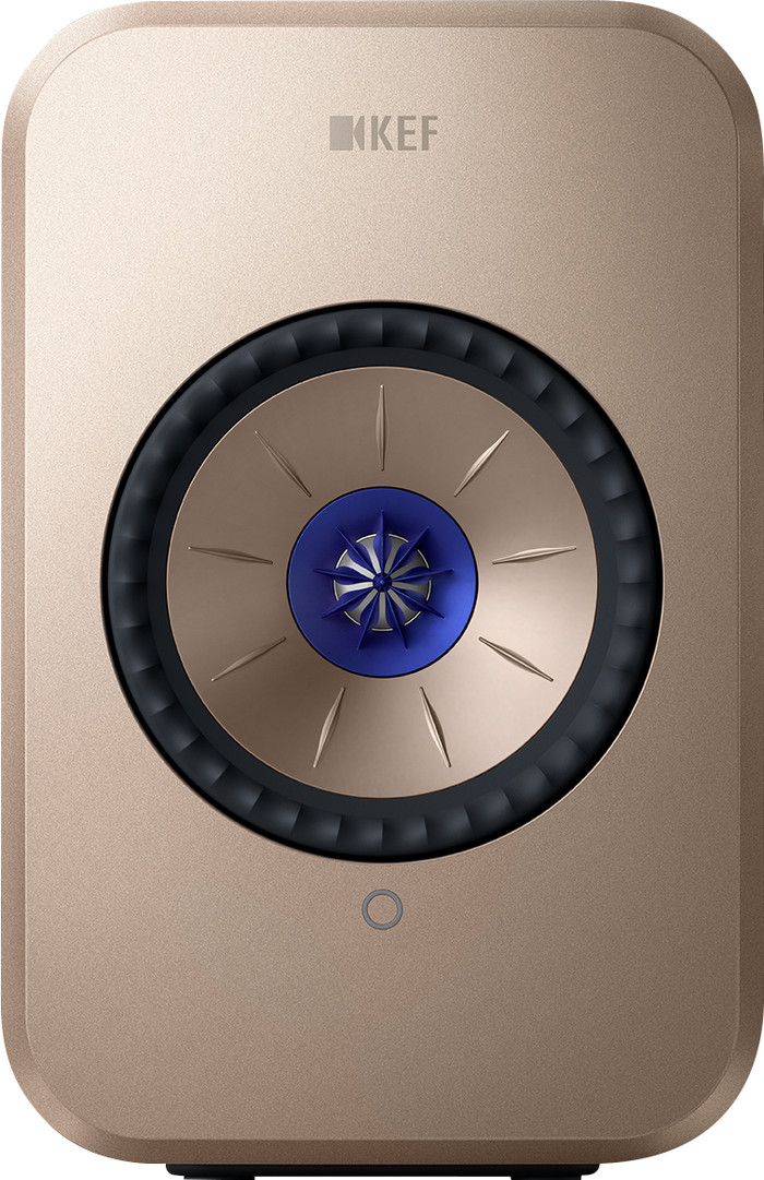 KEF LSX II Creme voorkant