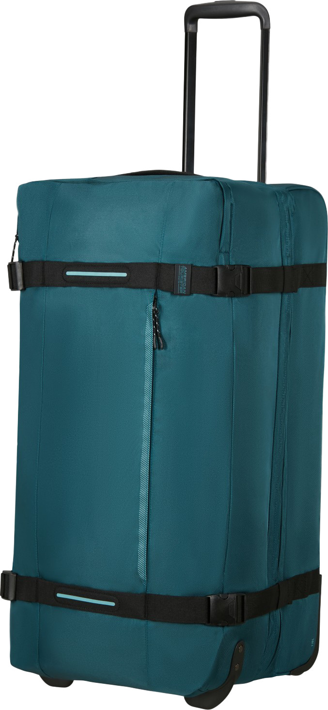 American Tourister DUFFLE/WH L TOTALLY TEAL product in gebruik