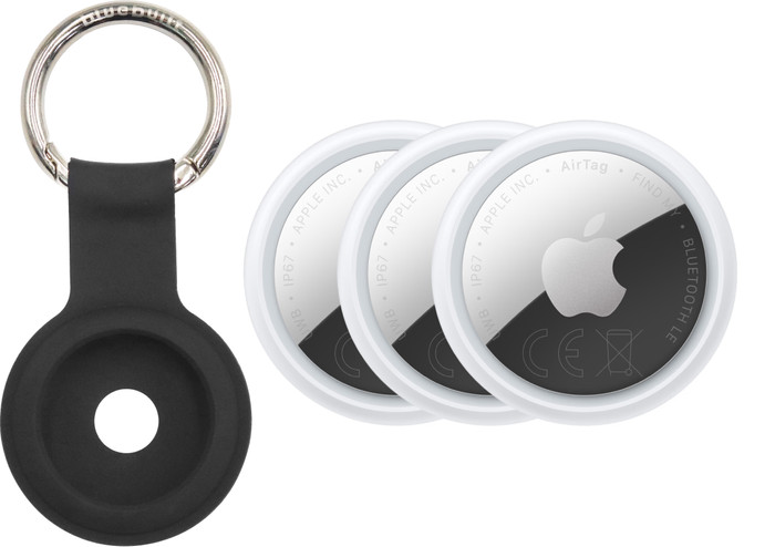 Apple AirTag 2 (3-Pack) + BlueBuilt Apple AirTag Sleutelhanger Main Image