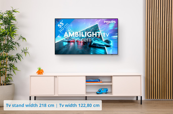 Philips Ambilight 55 inches OLED761 (2026) visual Coolblue 1