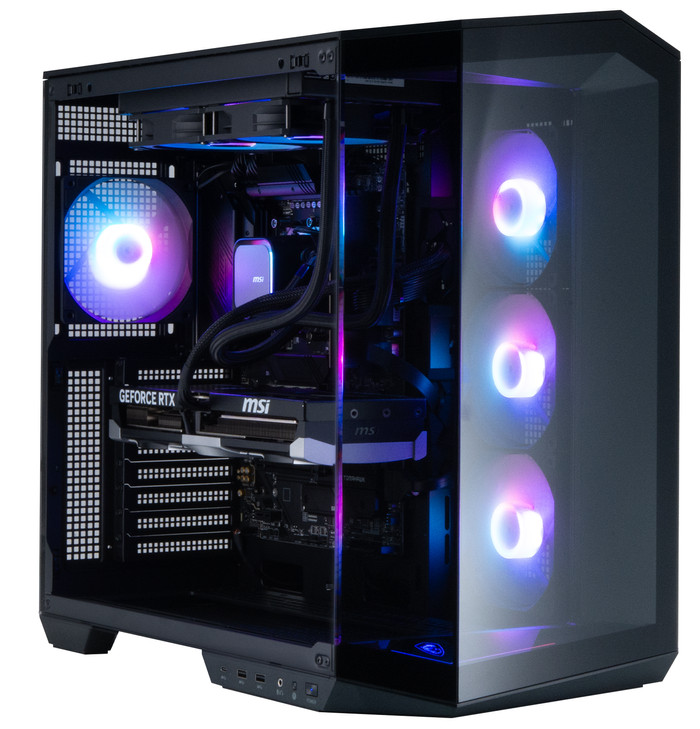 Cobalt x Powered by MSI - Tier 3 - RTX 5080 - Ryzen 7 9800X3D - 64GB - 4TB SSD linkerkant