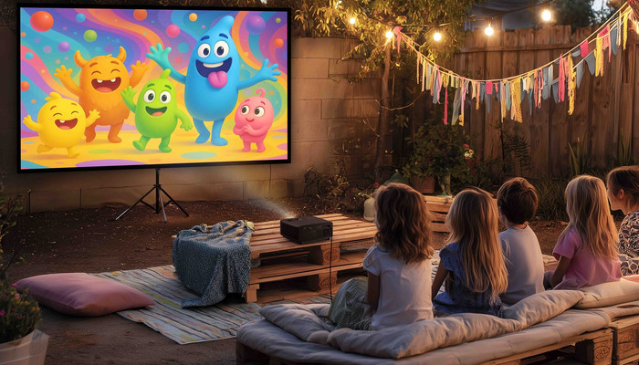 Optoma UZ38X product in gebruik