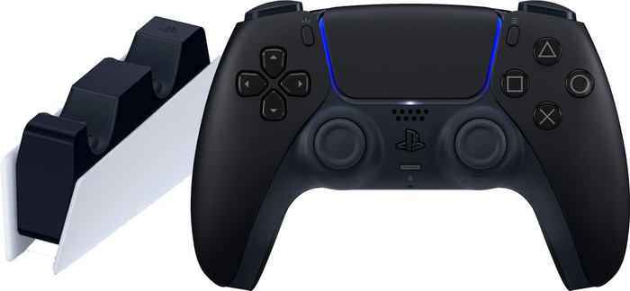 Sony PlayStation 5 DualSense Wireless Controller Midnight Black + Charging Dock Main Image