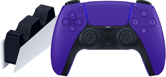 Sony PlayStation 5 DualSense draadloze controller Galactic Purple + oplaadstation Main Image