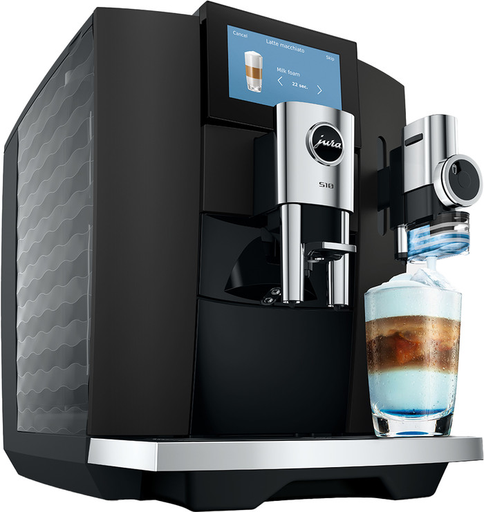 JURA S10 Obsidian Black (EA) linkerkant