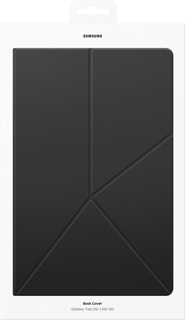 Samsung Galaxy Tab S12 Plus Book Case Zwart verpakking
