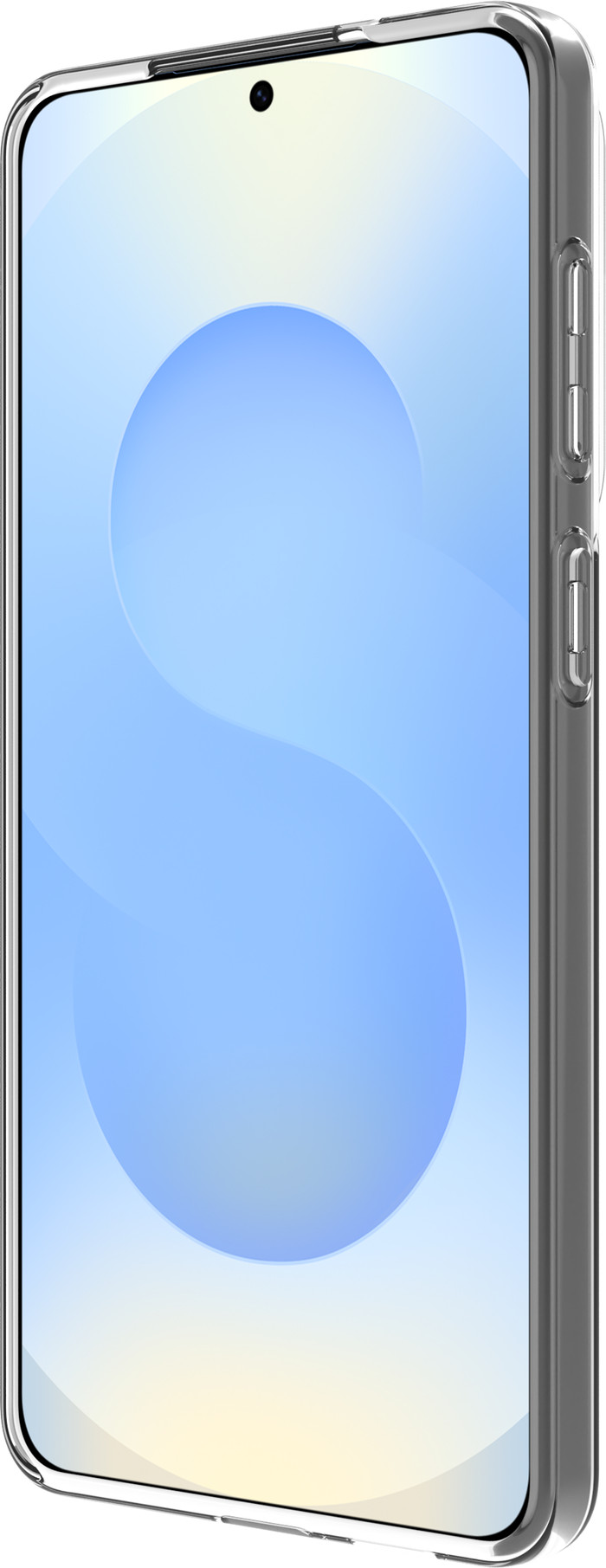 BlueBuilt Samsung Galaxy S26 Plus Back Cover Transparent left side