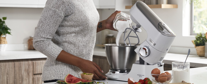 Kenwood Titanium Chef Baker KVC65.001WH product in gebruik