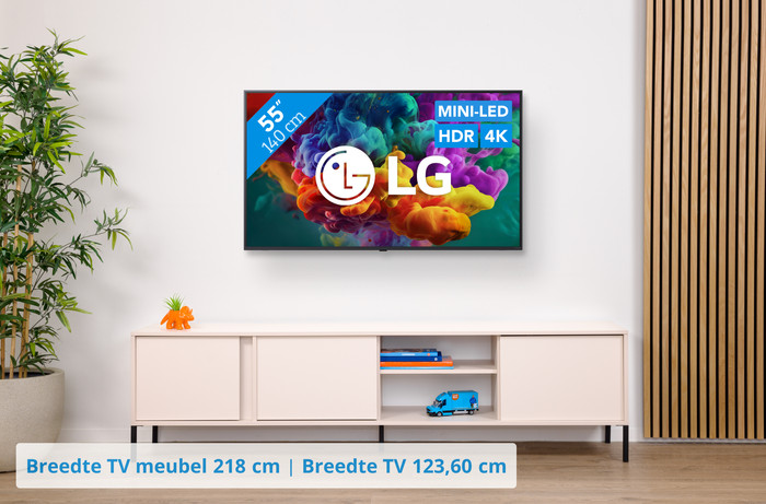 LG Mini-led 55" QNED85 (2026) visual Coolblue 1