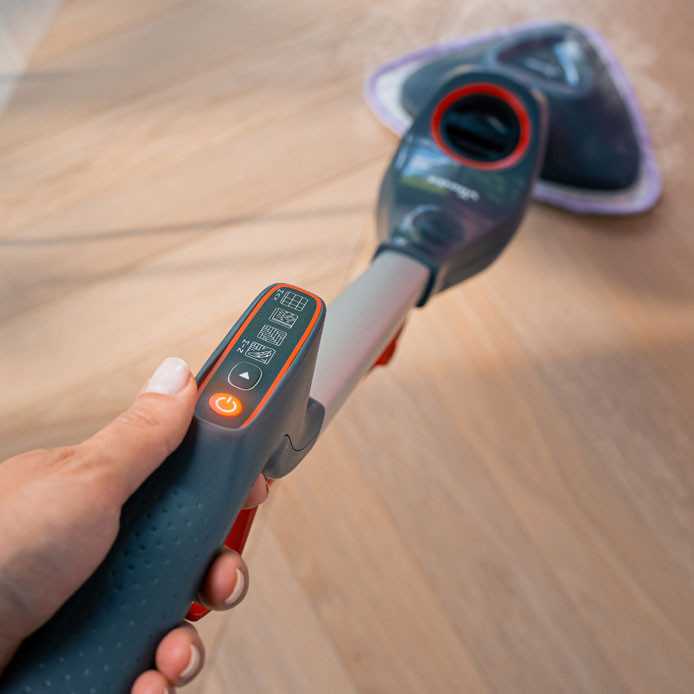 Vileda Steam Plus Pro Compact product in gebruik
