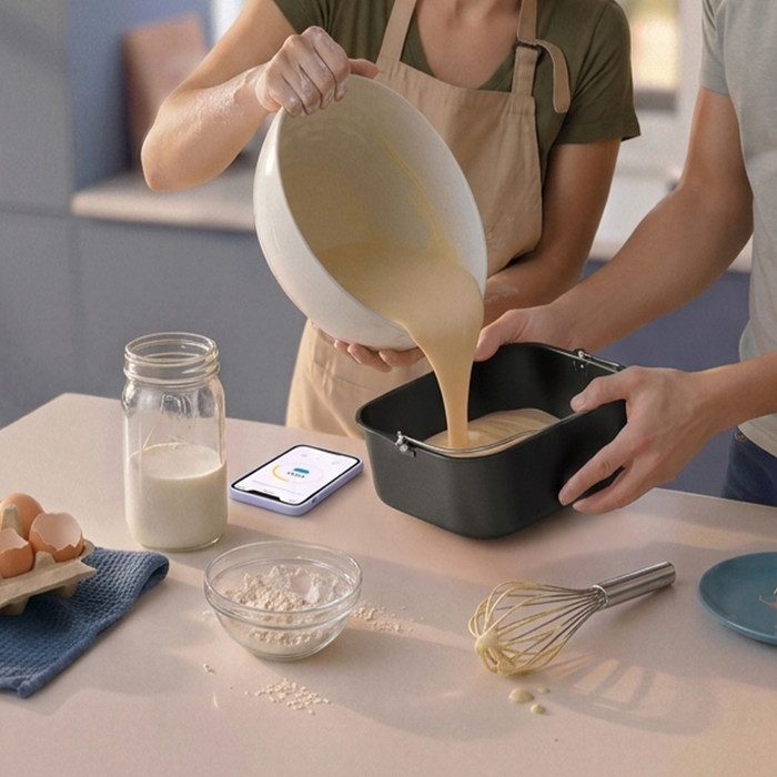 Philips Airfryer Accessoires Bakblik met 7 muffinvormen NX1111/00 product in gebruik
