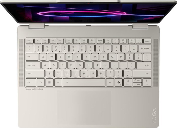Lenovo Yoga 7 2-in-1 OLED Copilot+ PC 14IPH11 83TC008TMH bovenkant