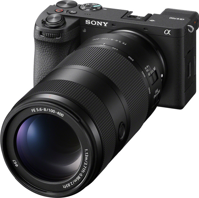 Sony FE 100-400mm f/5.6-8 OSS product in gebruik