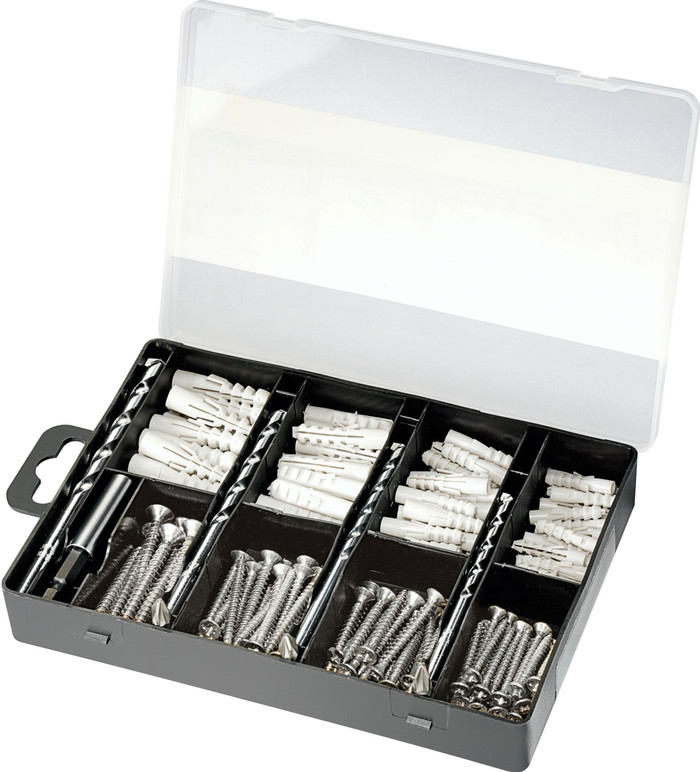 Bosch 173-delige pluggen en schroeven set binnenkant