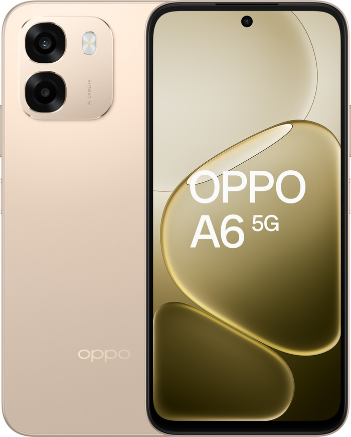 OPPO A6 128GB Goud 5G Main Image