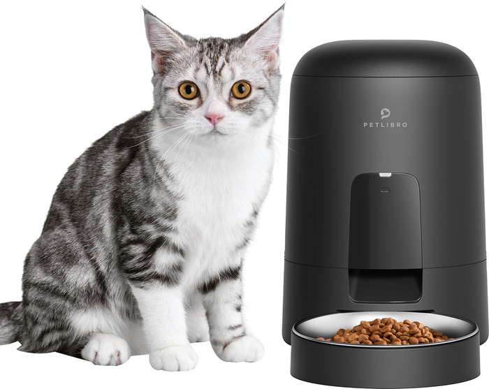 Petlibro Automatische Voerbak Air PLAF008 Zwart product in gebruik