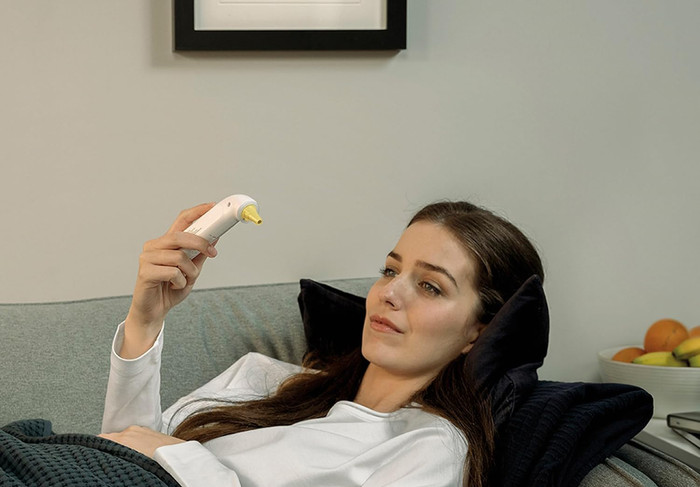 Braun ThermoScan 3 IRT3030WE product in gebruik