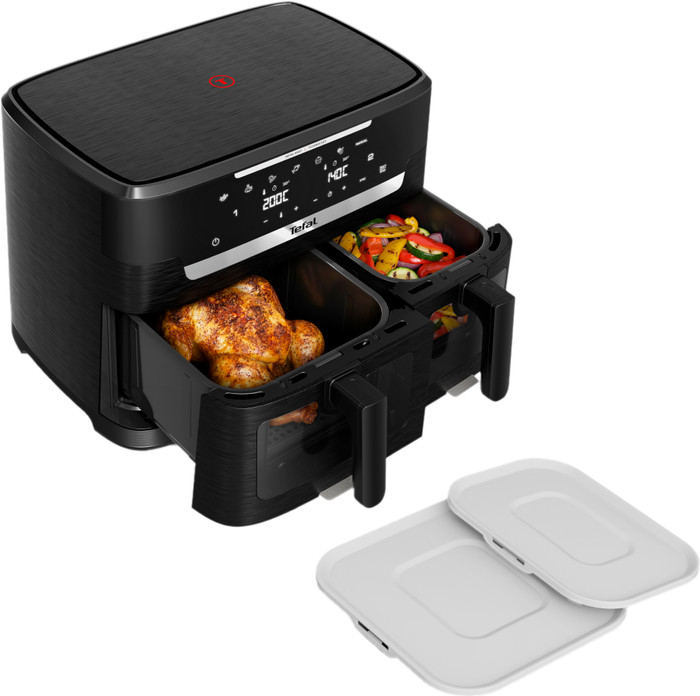 Tefal Ever Fry Dual XXL EY9488 product in use