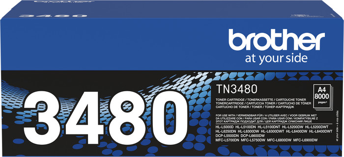 Brother TN-3480 Toner Zwart Main Image