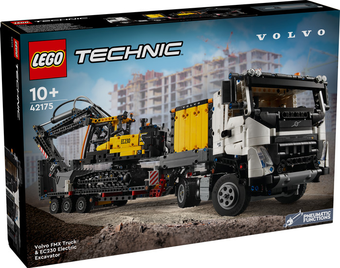 LEGO Technic Volvo FMX truck & EC230 elektrische graafmachine 42175 verpakking