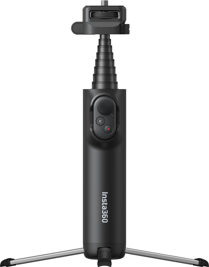 Insta360 Foldable Selfie Stick Remote Kit Zwart voorkant