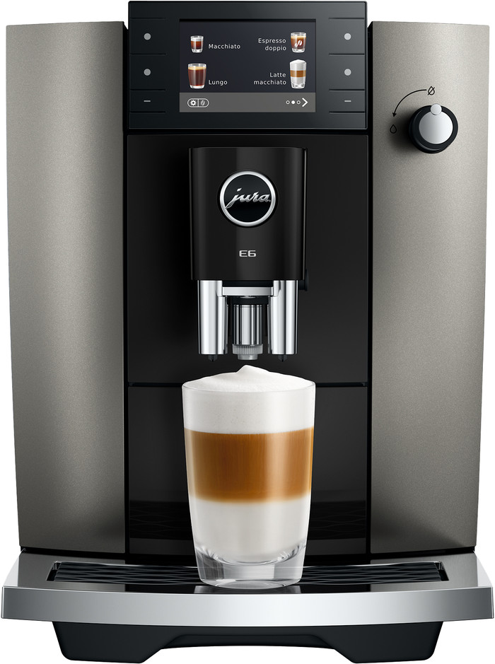 JURA E6 Dark Inox (ED) voorkant