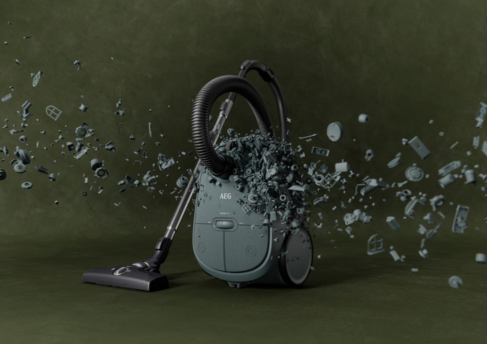 AEG AB61C1OG 6000 Clean product in use