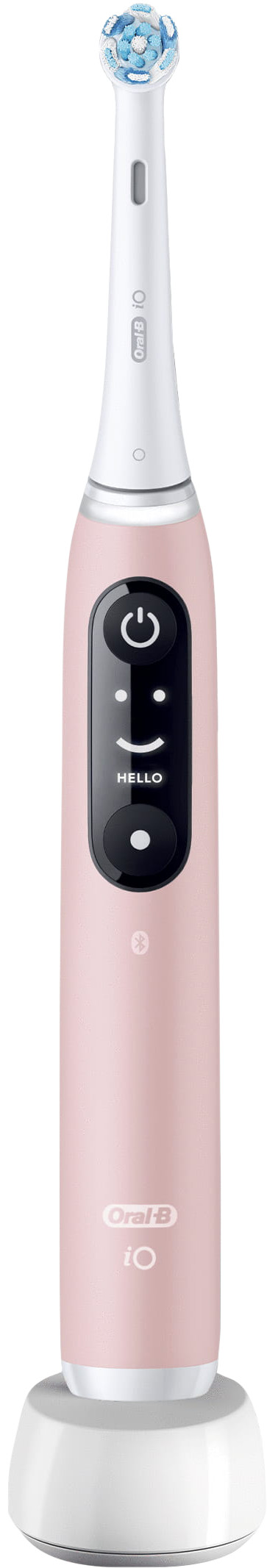 Oral-B iO Series 6N Light Pink + Extra iO Gentle Care Brush Attachment front