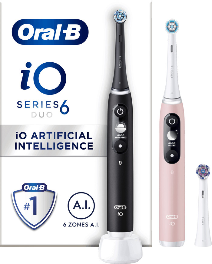 Oral-B iO Series 6N Duo Pack Zwart + Roze null