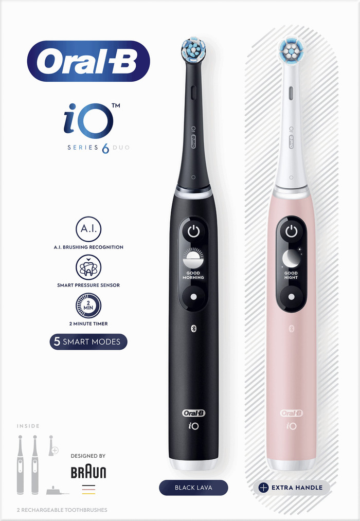 Oral-B iO Series 6N Duo Pack Zwart + Roze null