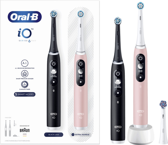 Oral-B iO Series 6N Duo Pack Zwart + Roze null