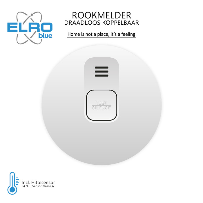 Elro Blue Line CBFS58R Rookmelder 3-pack + Koolmonoxidemelder detail