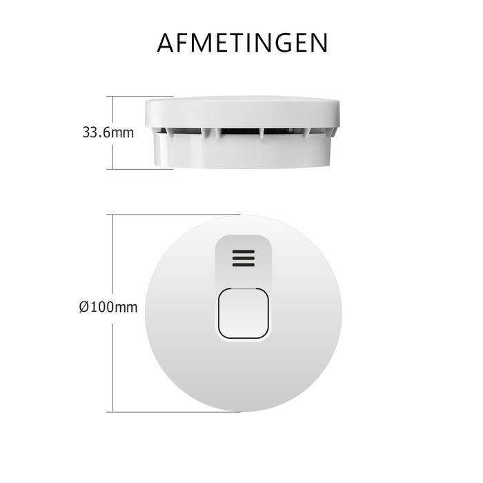 Elro Blue Line CBFS58R Rookmelder 3-pack + Koolmonoxidemelder product in gebruik