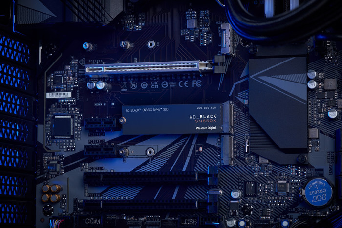 WD Black SN850X 2TB NVMe SSD product in gebruik