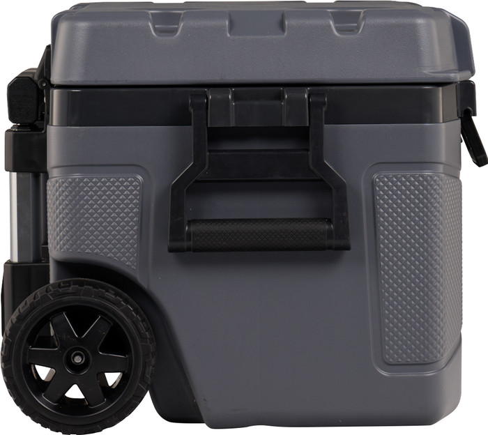 Igloo Trailmate 52 QT Carbonite Roller Cooler right side