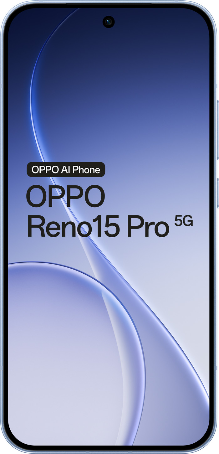 OPPO Reno15 Pro 512GB Lichtblauw 5G voorkant
