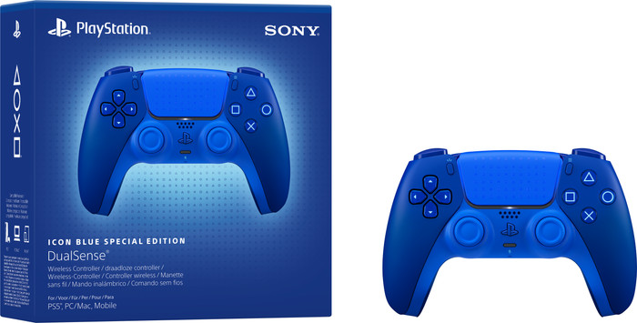 Sony PlayStation 5 DualSense Draadloze Controller Icon Blue Special Edition voorkant